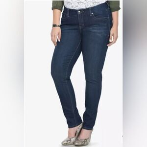 Torrid Curvy Skinny blue Jeans size 22R